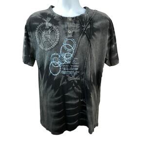 Vintage Independent T Shirt Adult Small Black Distressed Y2k 90s Faded S 20x29